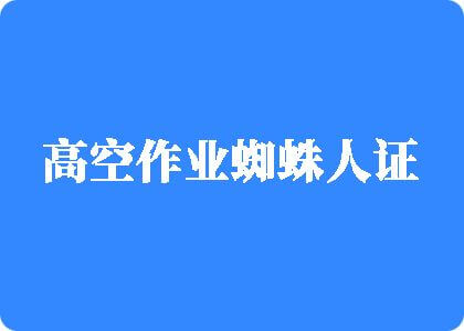 黑丝制服来打炮666.高空作业蜘蛛人证